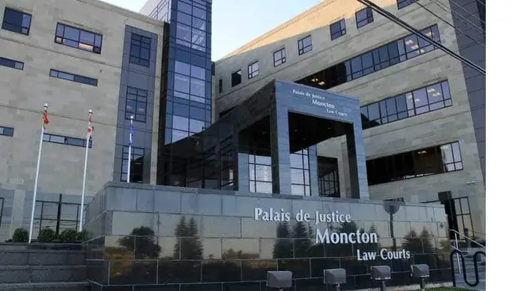 L'édifice du palais de justice de Moncton