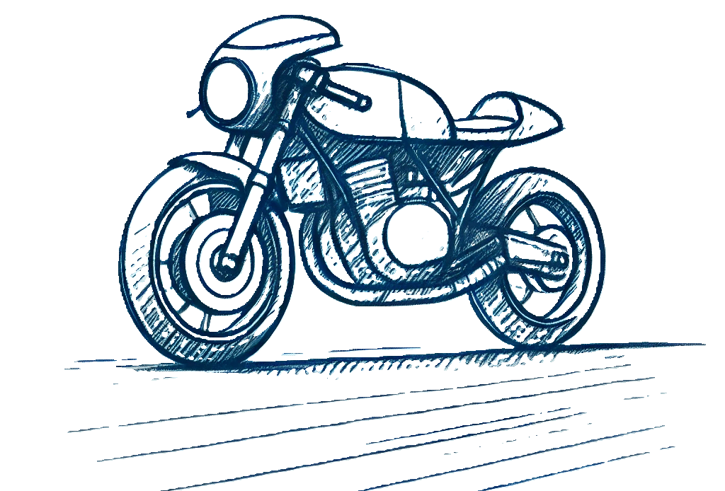 Motorcycle on a New Brunswick road representing a motorcycle accident claim